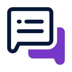 chat icon for your website, mobile, presentation, and logo design.