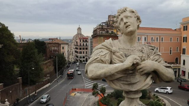 Villa Aldobrandini pubic park in Rome