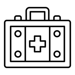 First aid kit Line Icon