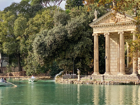 Tempio di Esculapio, Rome, italy