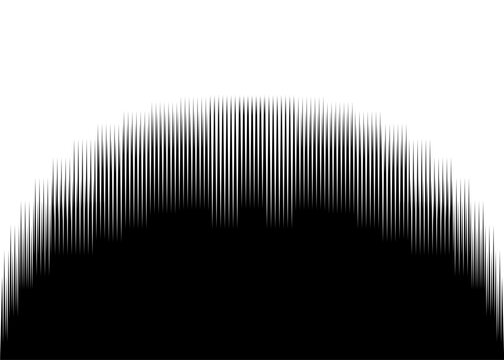 Smooth transition from black to white. Black and white Design element. Striped pattern.
Vector background.