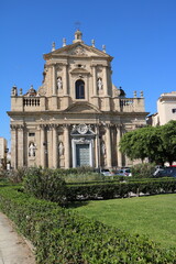 Church Santa Teresa alla Kalsa in Palermo, Sicily Italy