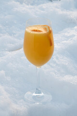 glass of orange juice