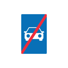 Mandatory, Regulatory Road Sign, Traffic Sign Vector Template