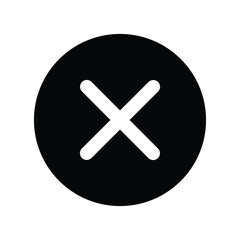 Close icon vector illustration. close icon symbol vector logo 