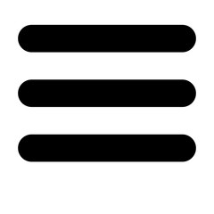 Obraz premium Simple Menu Vector Icon