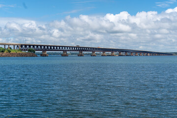Rollemberg-Vuolo Road and Rail Bridge inland Brazil