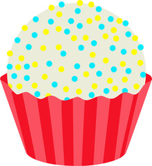 Docinho confeitos coloridos