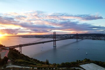 Fototapeta na wymiar Bridge, Lisbon, Portugal