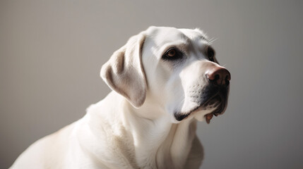 close up of a dog generative ai