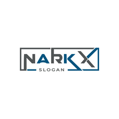 Corporate alphabet logo design concept