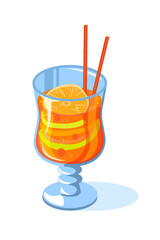 glass of orange juice 