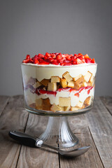 Delicious strawberry trifle that's easy to make and perfect for summer parties.