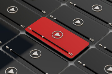 Youtube Media player interface