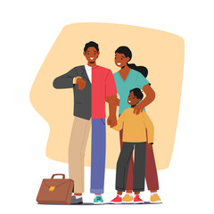 Juggling Between Family And Career Concept with Man Finding Balance To Maintain Relationships And Career