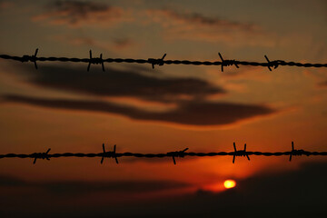 Sunset fence