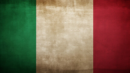 Italian flag, grunge, texture