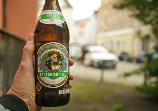 Very populat  beer in Bavaria with symbolic name Helles (similar  to Hell)