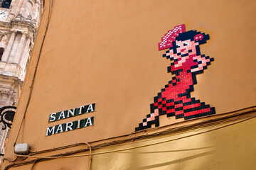 Santa Maria Street in Malaga