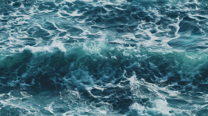 Fototapeta na wymiar Ocean Waves Seamless Repeating Pattern Texture, Generative AI 