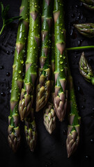 Asparagus. Created with Generative AI.