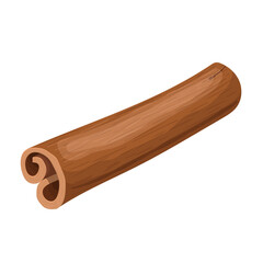 cinnamon stick spice cartoon vector illustration