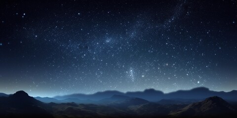 beautiful sky night with stars background