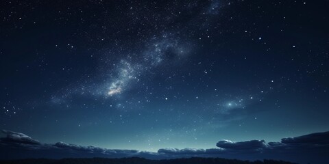 Obraz na płótnie Canvas beautiful sky night with stars background