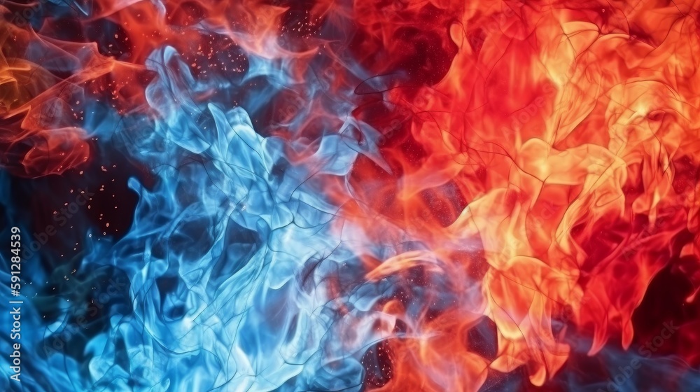 Poster Colorful dynamic swirl abstract background pattern design. Suitable background and wallpaper, youtube banner. Generative ai