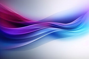 Naklejka premium Abstract background with wavy lines. Ai art 