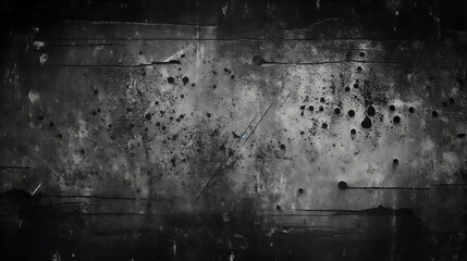 Fototapeta premium Black and white photo of a concrete wall