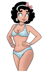 woman posing in swimwear 