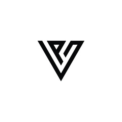 VP Letter Logo Template

