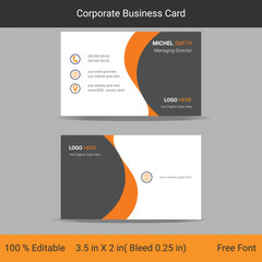 Modern Corporate Business Card Design