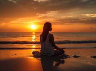 Fototapeta premium Yoga background.