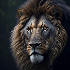 Fototapeta premium portrait of a lion