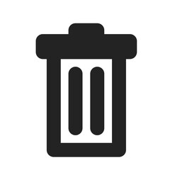 trash can icon, delete icon, remove icon