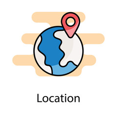 Location icon. Suitable for Web Page, Mobile App, UI, UX and GUI design