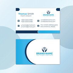 Unique and simple business card design template