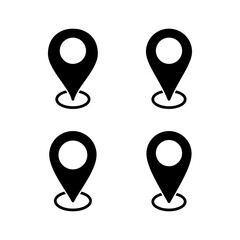 Address icon vector illustration. home location sign and symbol. pinpoint