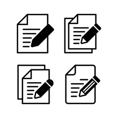 Note icon vector illustration. notepad sign and symbol