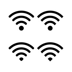 Wifi icon vector illustration. signal sign and symbol. Wireless  icon