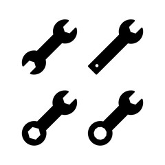 Wrench icon vector illustration. repair icon. tools sign and symbol