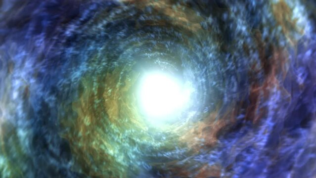 A swirling wormhole of energy that is a gateway to another dimension, 4k, 30 fps