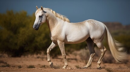Obraz na płótnie Canvas Arabian Horse Breeds