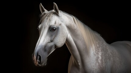 Obraz na płótnie Canvas Captivating Arabian Horse Portraits