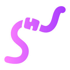 worm gradient icon