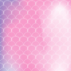 Mermaid scales background with holographic gradient.