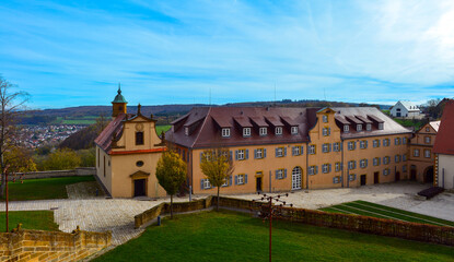 Naklejka premium Schlosskapelle im Schloss Kapfenburg im Ostalbkreis in Baden-Württemberg