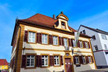 Rathaus Lauchheim im Ostalbkreis / Baden-Württemberg